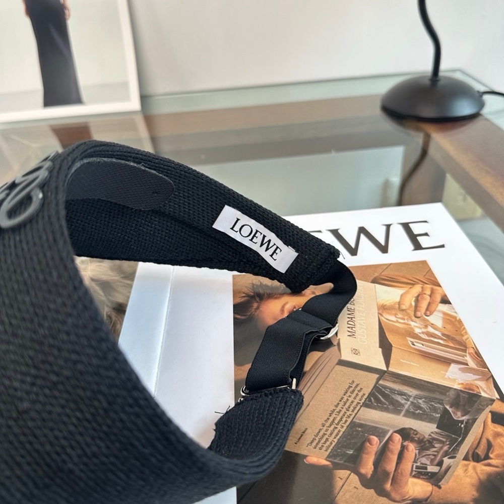 Loewe black woven sun hat - Picture 8 of 8